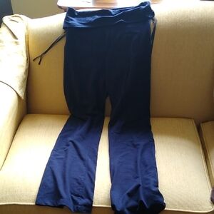 Victoria Sport Navy Blue Wide-Leg Pants
